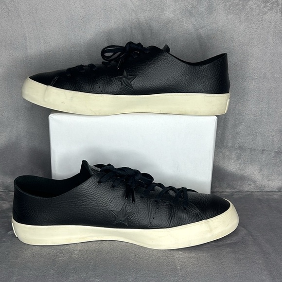 🔥🔥🔥 Converse One Star Prime Ox Black Leather Size: Men 11 Women 13🔥🔥🔥 - Picture 2 of 10